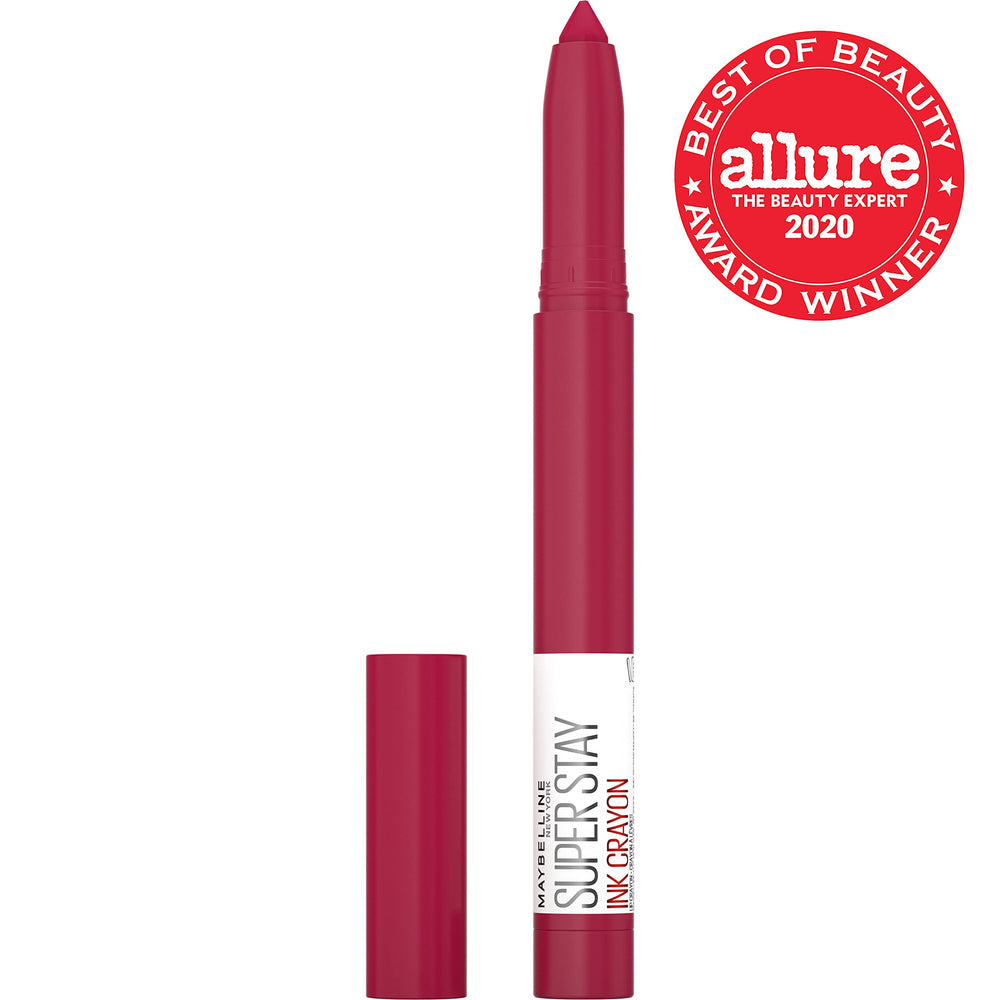 Maybelline crayón labial mate ofrece color intenso y duradero
