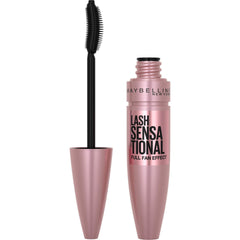 MAYBELLINE Lash Sensational: aplicador en abanico de 10 capas para pestañas definidas en abanico.