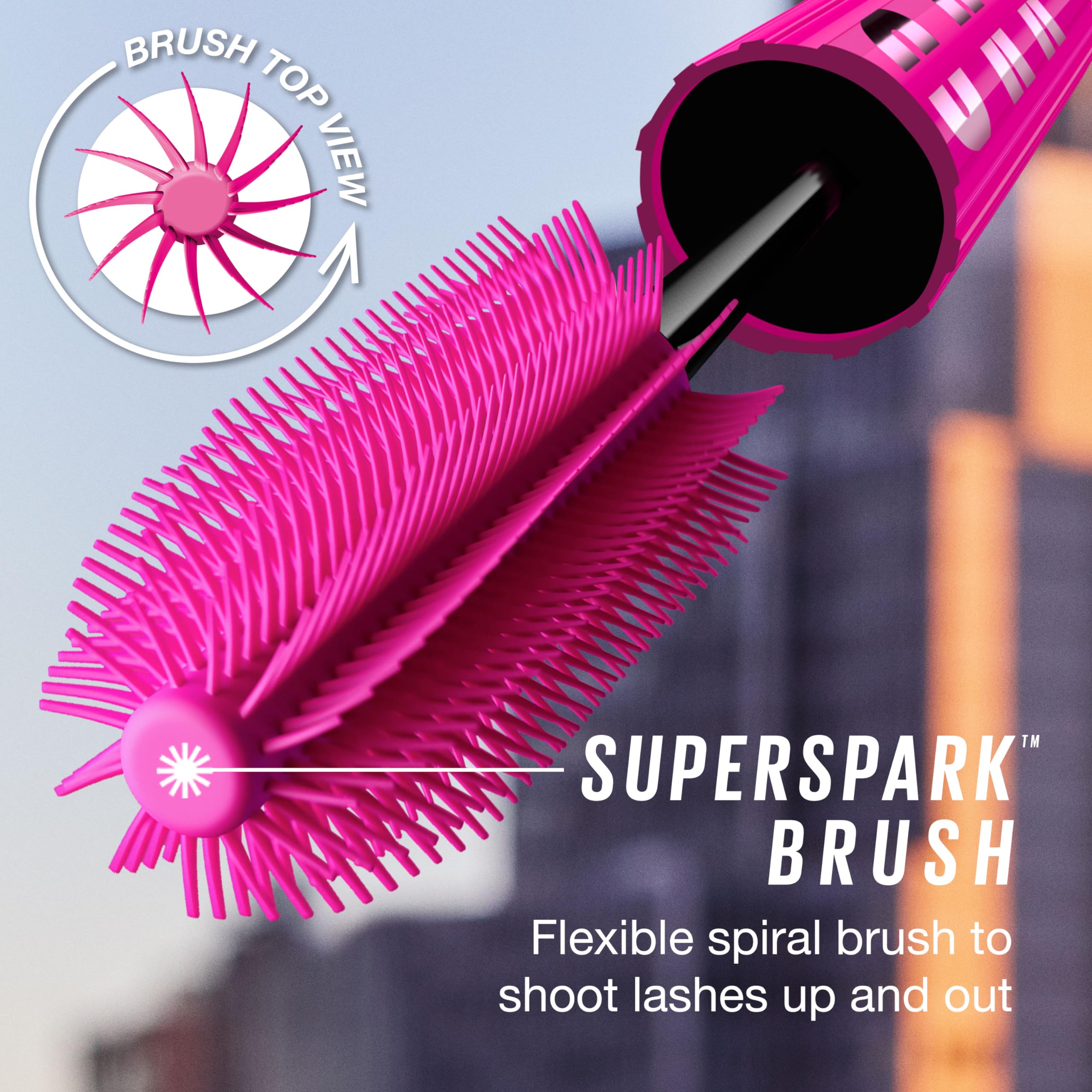 Maybelline Lash Sensational Firework, look de pestanas largas y separadas
