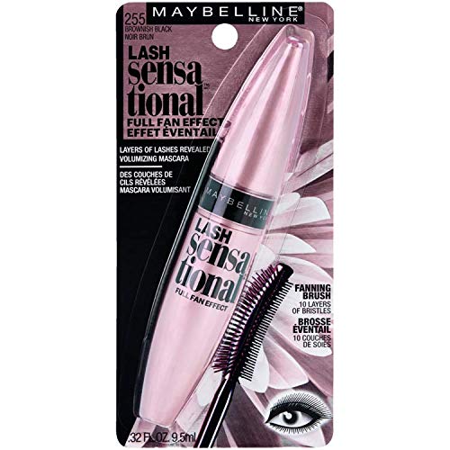 Maybelline Lash Sensational Mascara acabado cremoso para cobertura uniforme.
