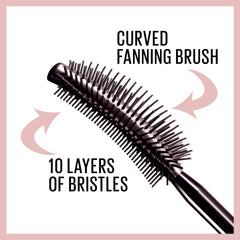 Maybelline Lash Sensational Mascara definición y separación suave para mirada limpia.