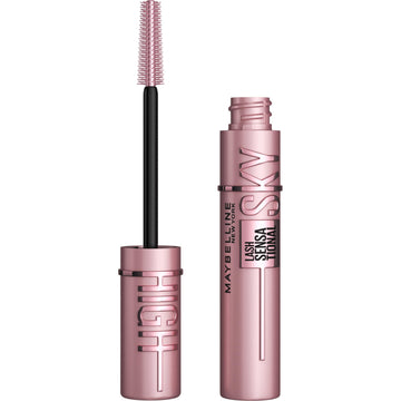 Maybelline Lash Sensational Sky High con applicador Flex Tower ofrece volumen desde la raíz.
