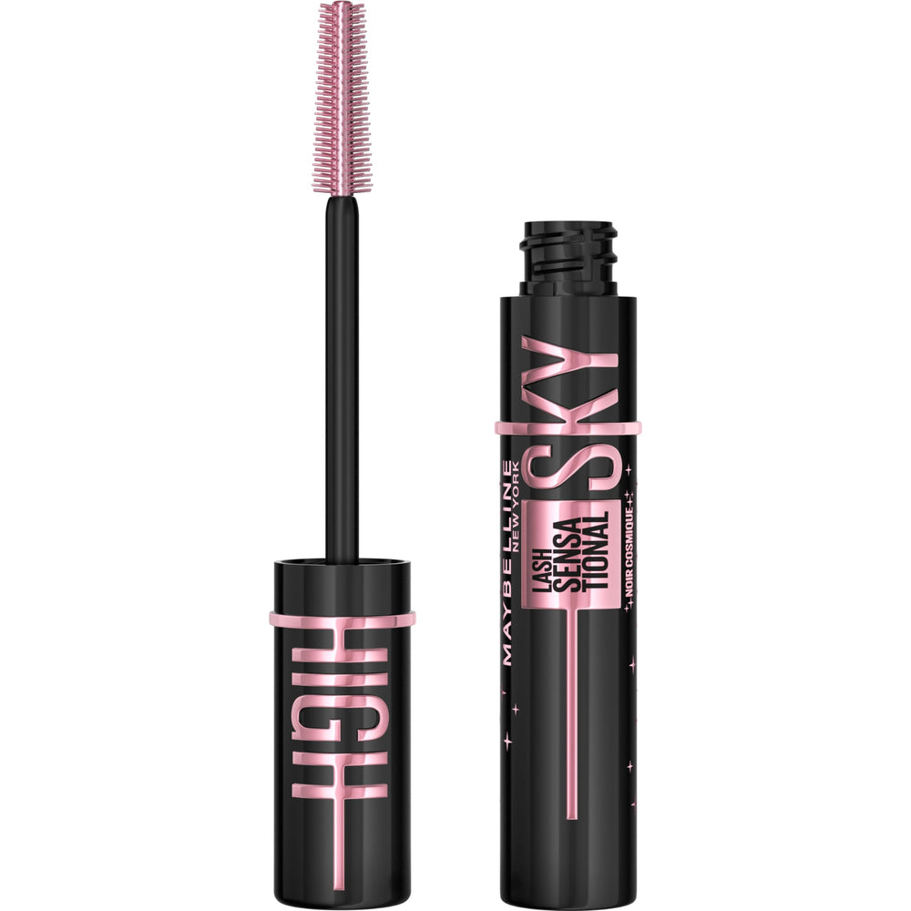 Maybelline Lash Sensational Sky High, negro muy intenso, aporta volumen ligero y definición.