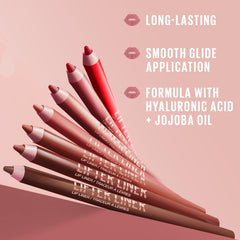 Delineador Maybelline con ácido hialurónico para labios hidratados.