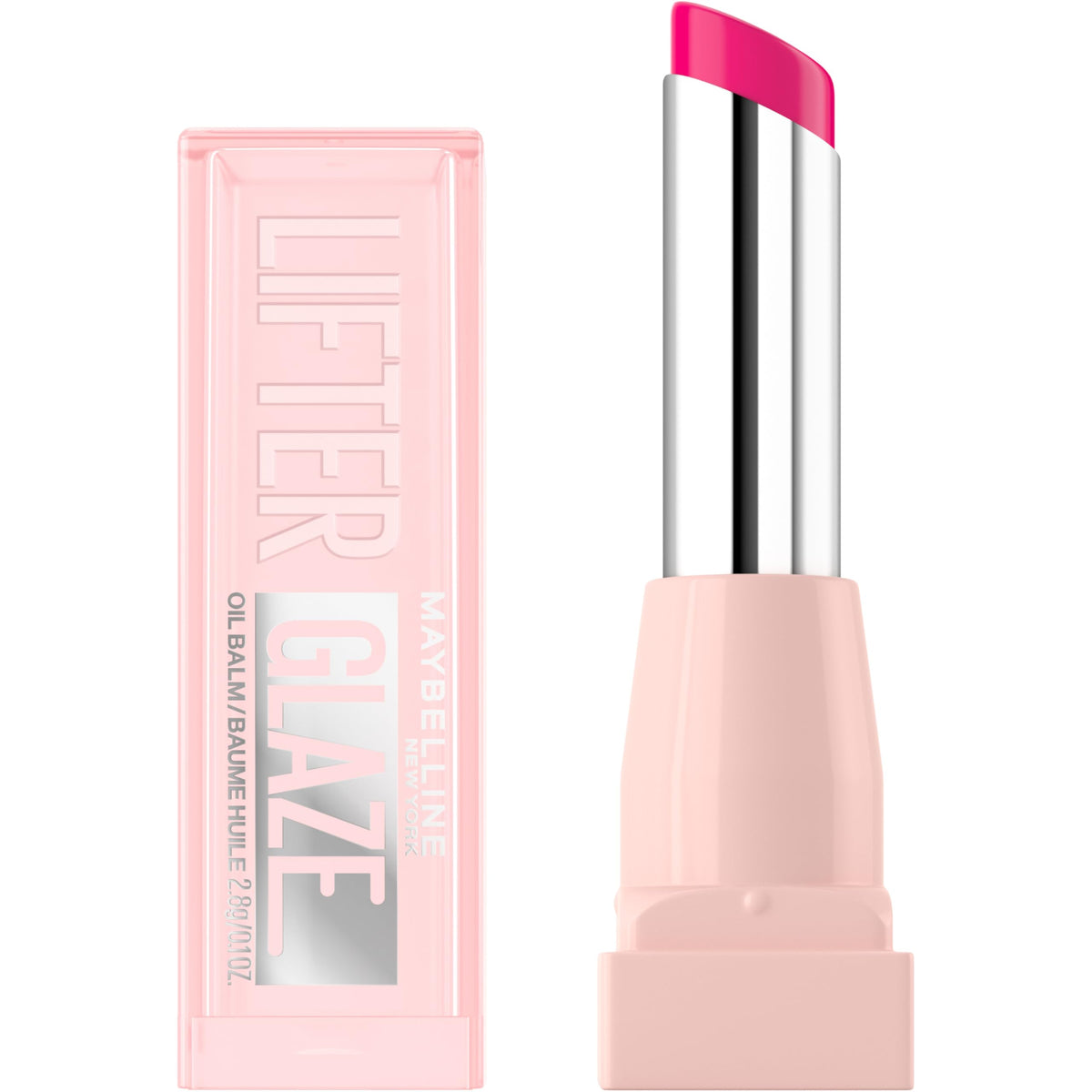 Maybelline Lifter Glaze Balm brillos rosados y hidratación duradera.
