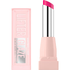 Maybelline Lifter Glaze Balm brillos rosados y hidratación duradera.