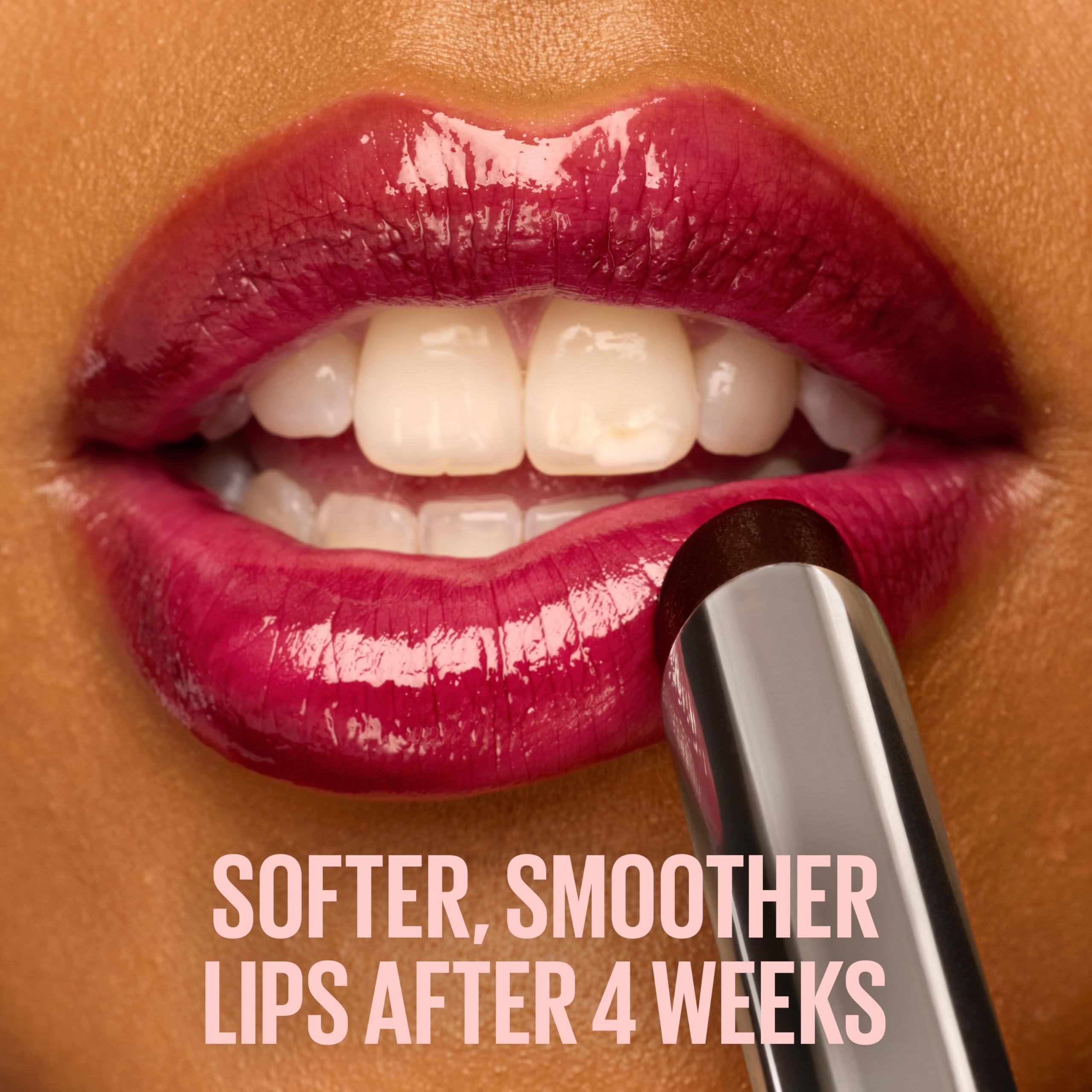 Maybelline Lifter Glaze Textura ligera sin sensación grasa.