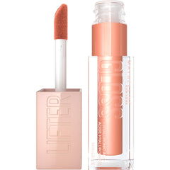 Maybelline Lifter Gloss Amber Envase: brillo hidratante para labios suaves y definidos.