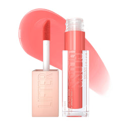 Brillo Lifter de Maybelline con aplicador XL para una aplicación suave y brillo intenso.