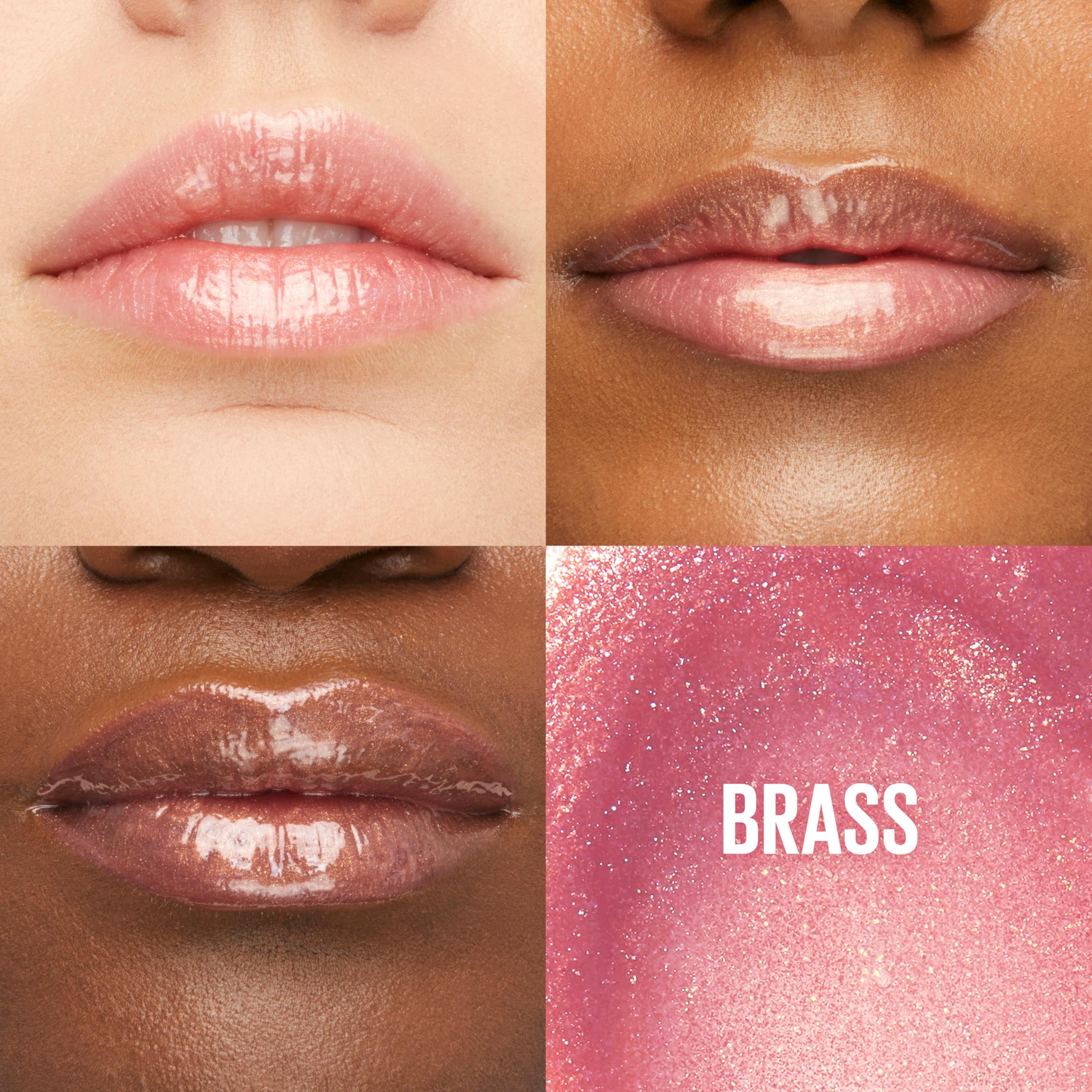 Maybelline Lifter Gloss Brass brillo hidratante para labios cómodos.