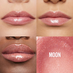 Maybelline Lifter Gloss ofrece brillo hidratante para labios suaves y definidos.