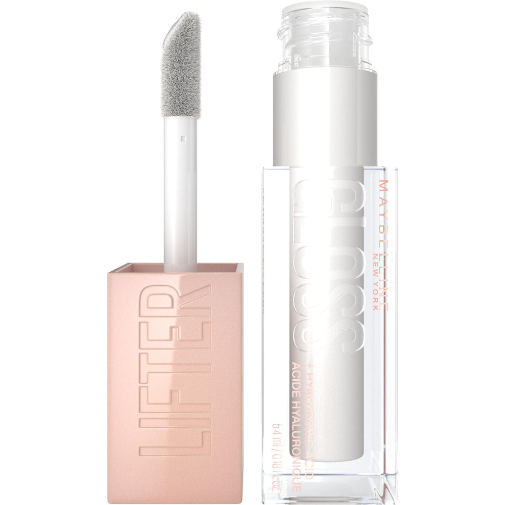 MAYBELLINE Lifter Gloss con brillo perlado para labios hidratados y definidos.