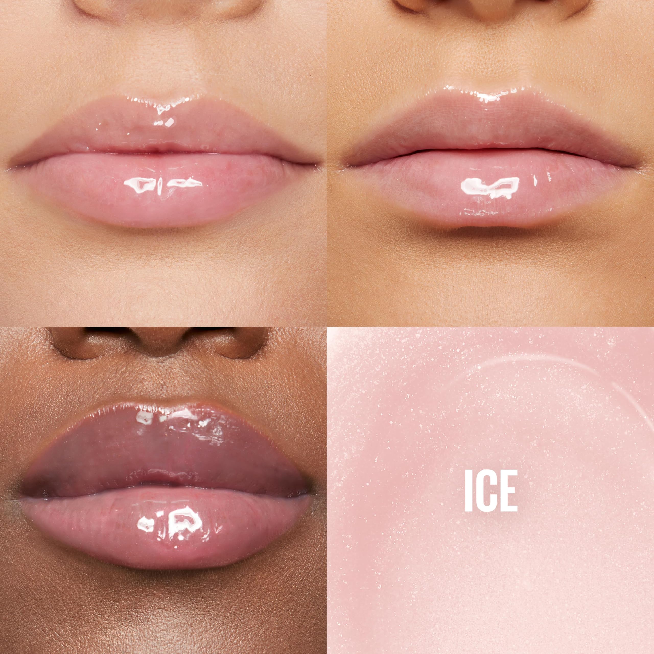 Maybelline Lifter Gloss Ice brillo translúcido para labios hidratados