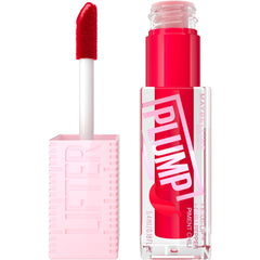 Maybelline Lifter Gloss Plump con aplicador XL eleva los labios para un color intenso.
