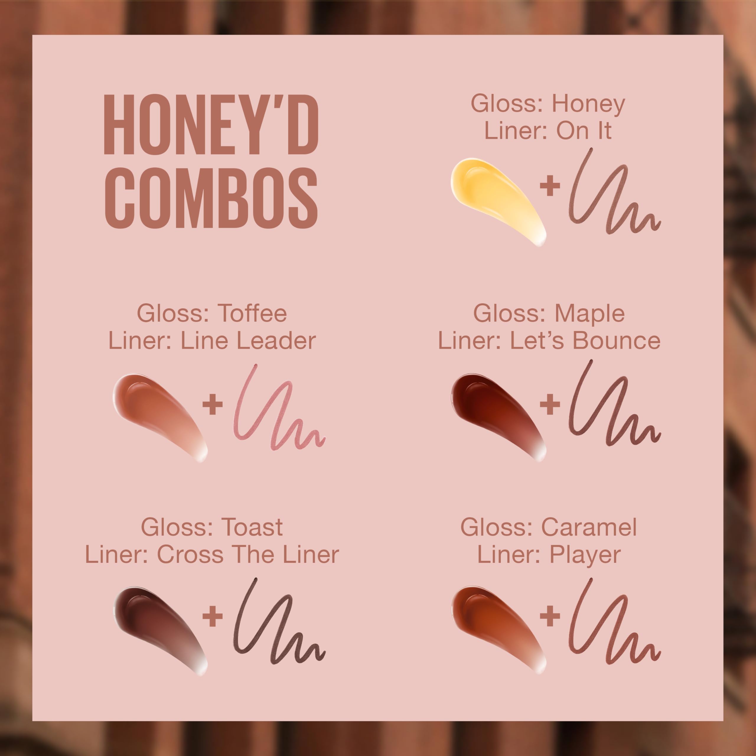 MAYBELLINE Lifter Gloss tono caramelo satinado para acabado natural.