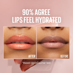 Tono melocotón Peach Ring de Maybelline Lifter Gloss ofrece brillo natural.