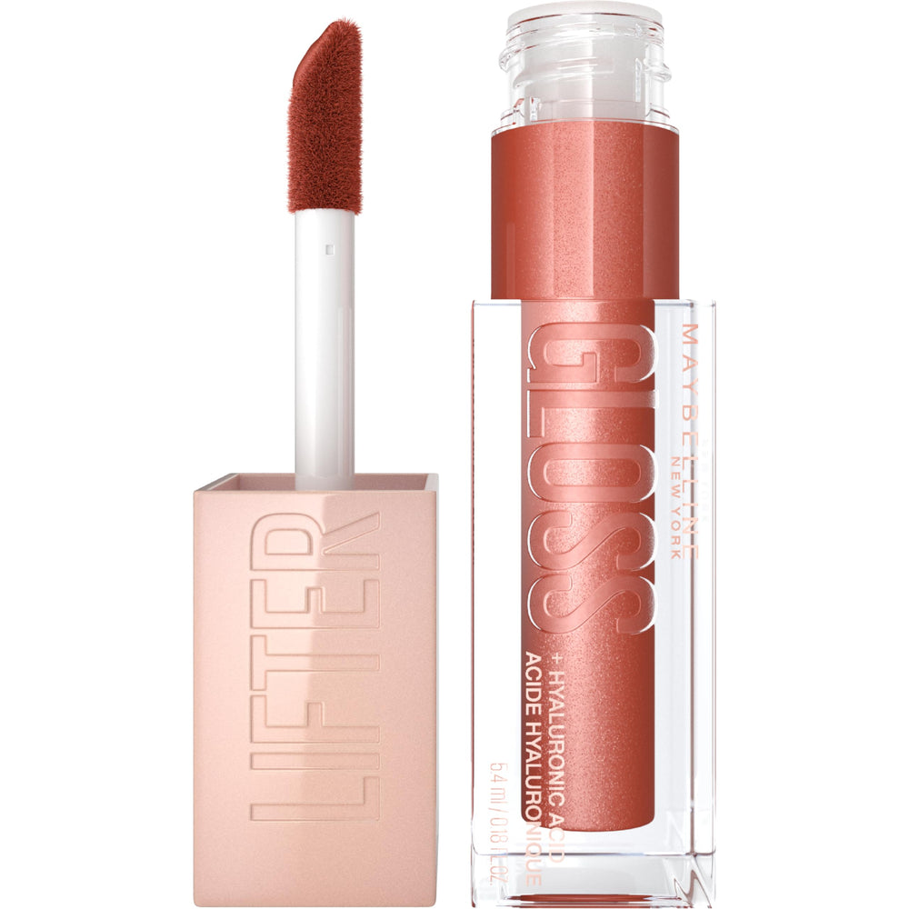 Maybelline Lifter Gloss Topaz, brillo hidratante para labios más llenos.
