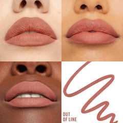 Aplicación cremosa de Maybelline Lifter Liner ofrece deslizamiento suave.