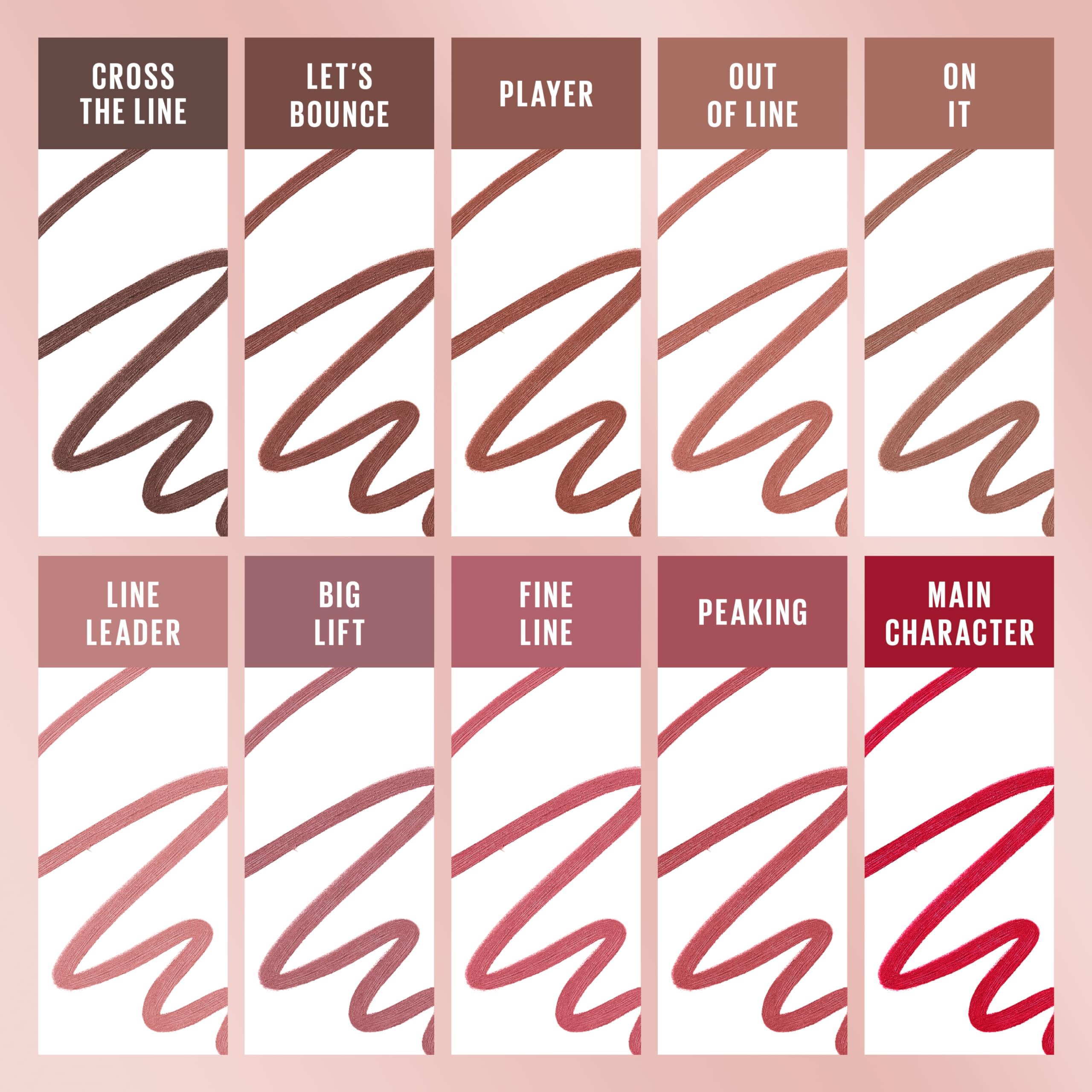 Delineador Lifter Liner de Maybelline junto al Lifter Gloss para brillo.