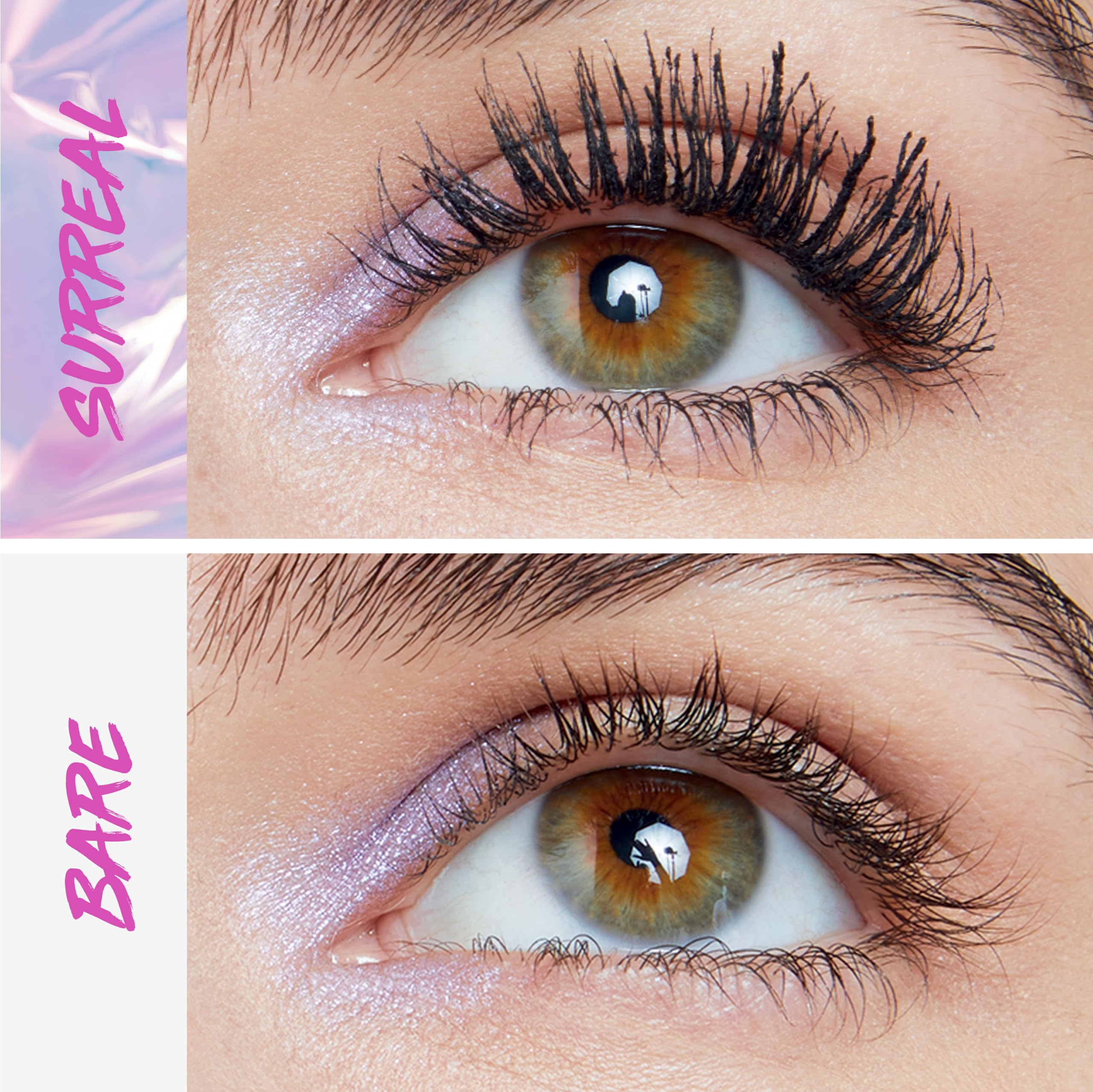 MAYBELLINE Brocha helicoidal alarga cada pestaña con efecto surreal