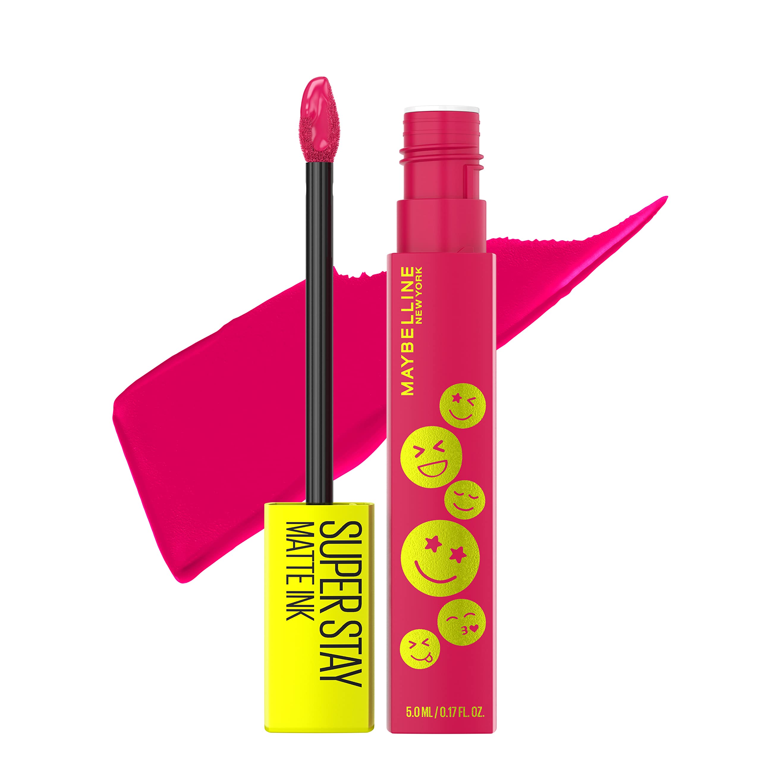Maybelline Matte Ink con aplicador flecha para precisión de aplicación.