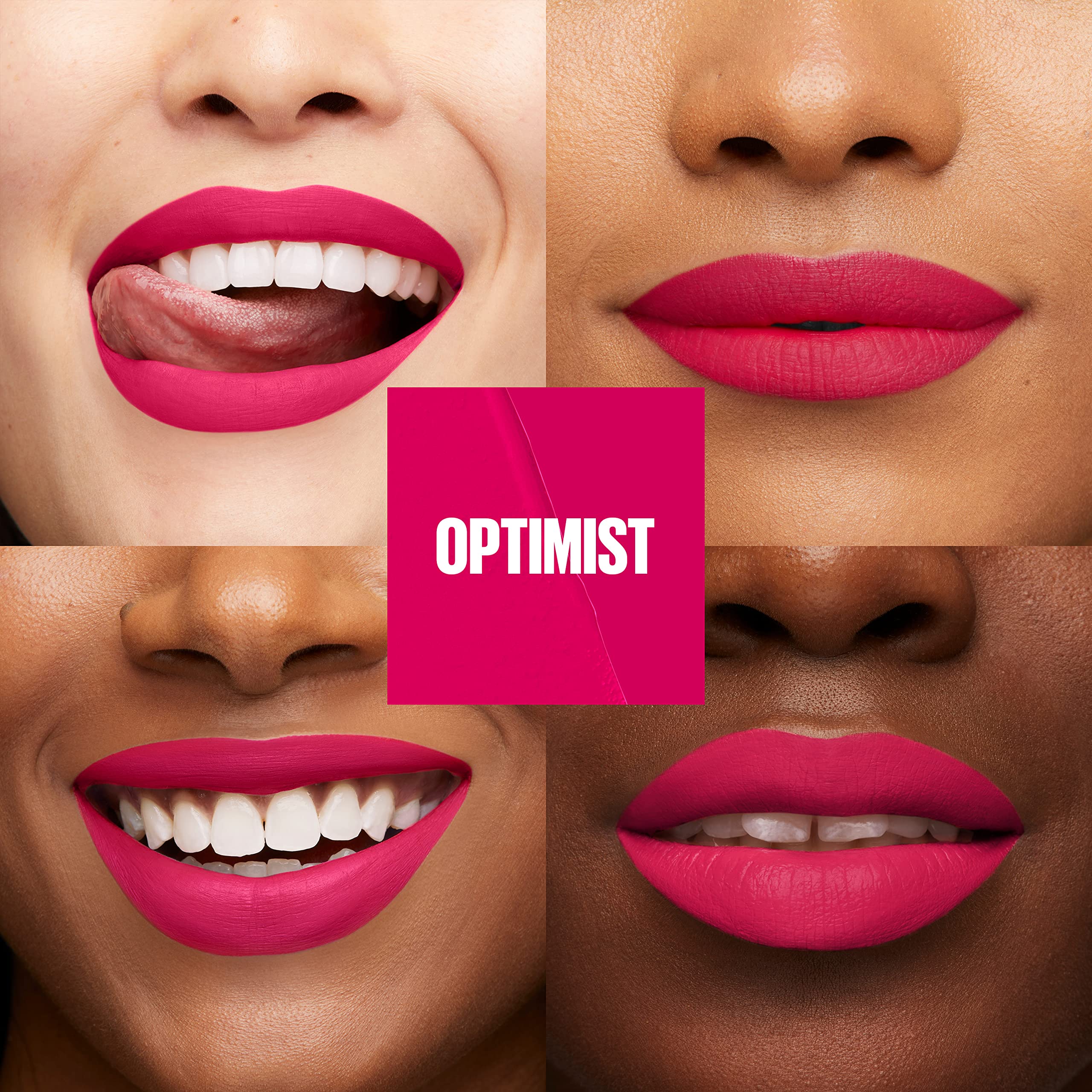 Maybelline Matte Ink muestra textura mate de larga duración en cada pasada.