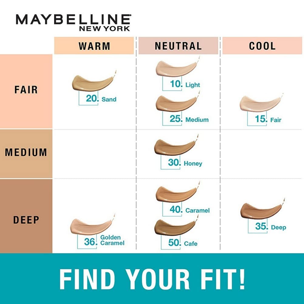 MAYBELLINE Fit Me: acabado natural sin sensación pesada