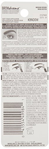 Muestra de pigmento fino Maybelline para acabado natural