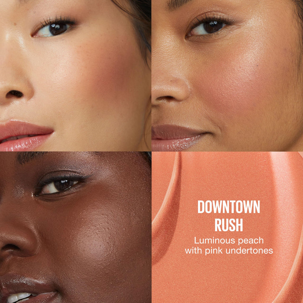 Maybelline Sunkisser: textura líquida que se funde con la piel para un brillo natural.