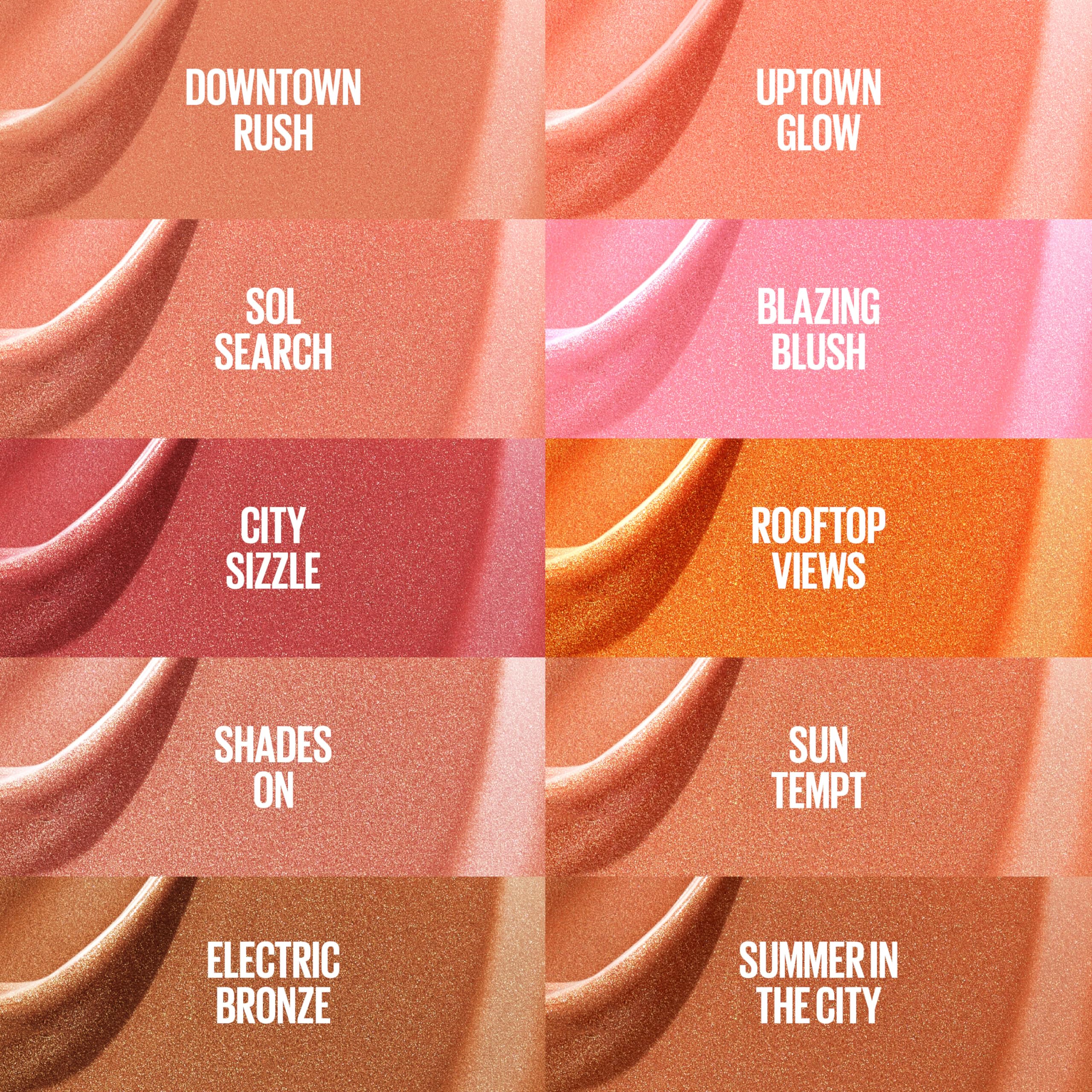 Maybelline Sunkisser: uso multiuso para rubor y bronceador en uno.