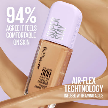 Aminoácidos en Maybelline Lumi-Matte ofrecen acabado luminoso