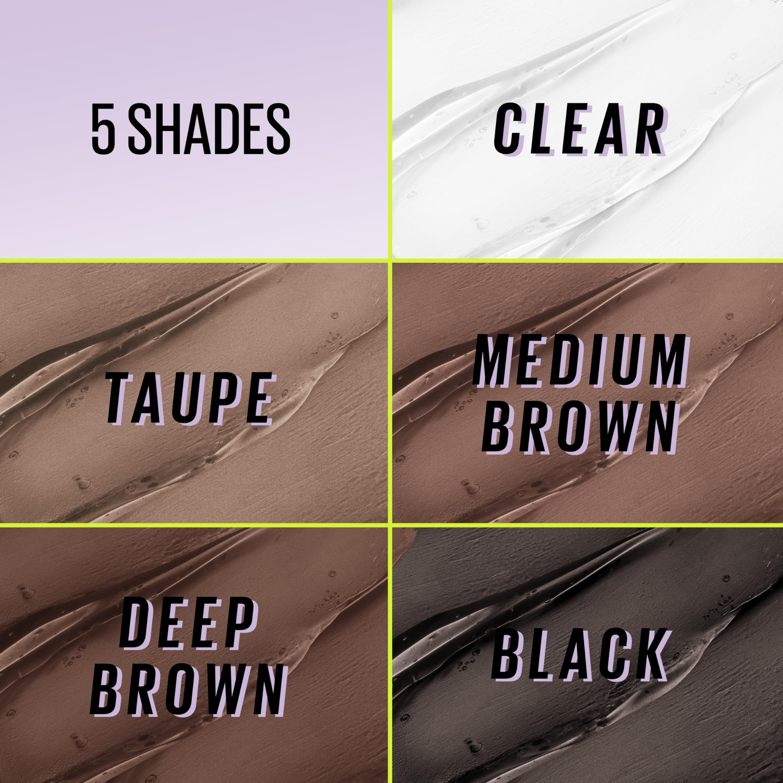 Teinte taupe naturelle pour Maybelline Super Lock Brow Glue