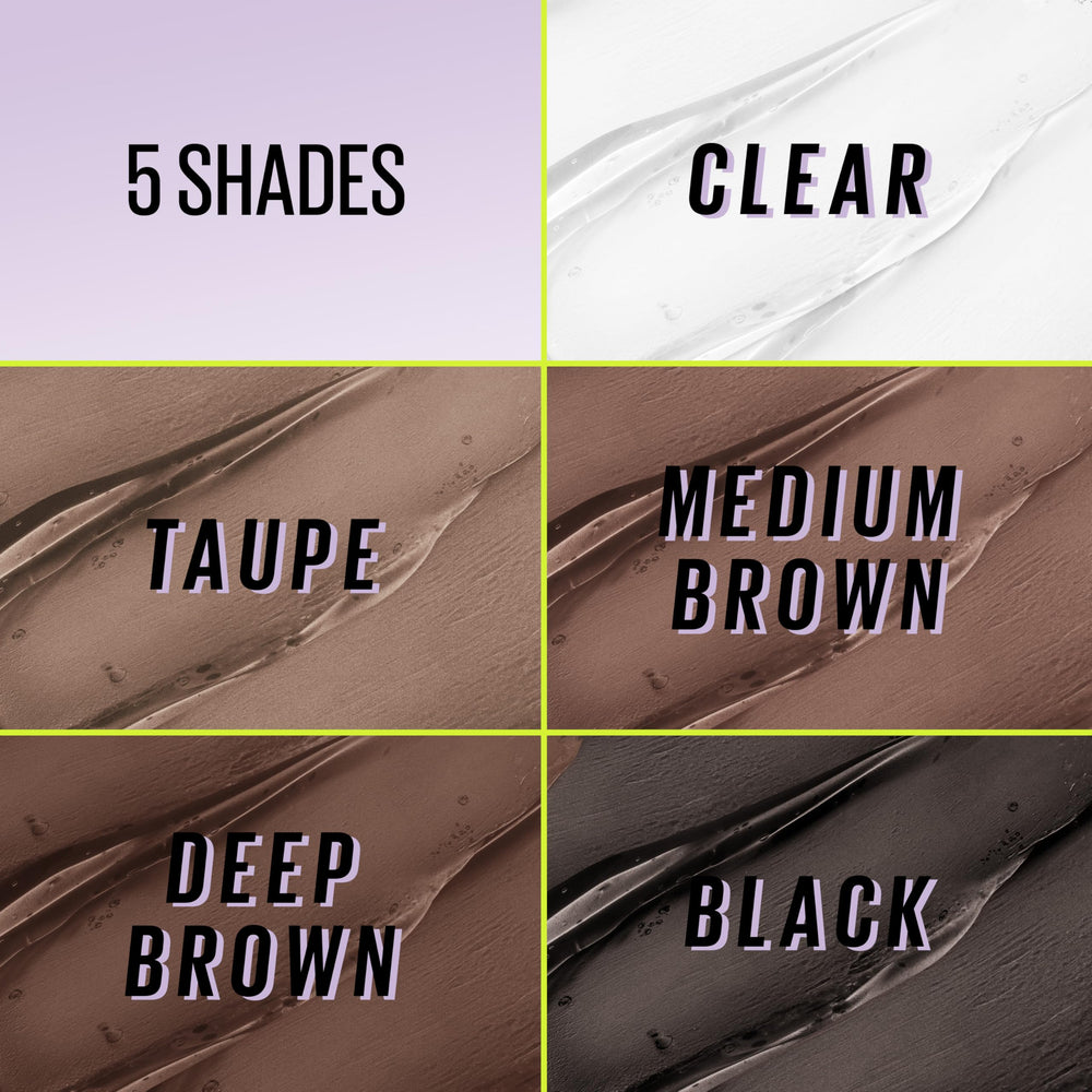 Teinte taupe naturelle pour Maybelline Super Lock Brow Glue