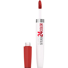 Maybelline Super Stay 24; aplicación líquida suave para color duradero.