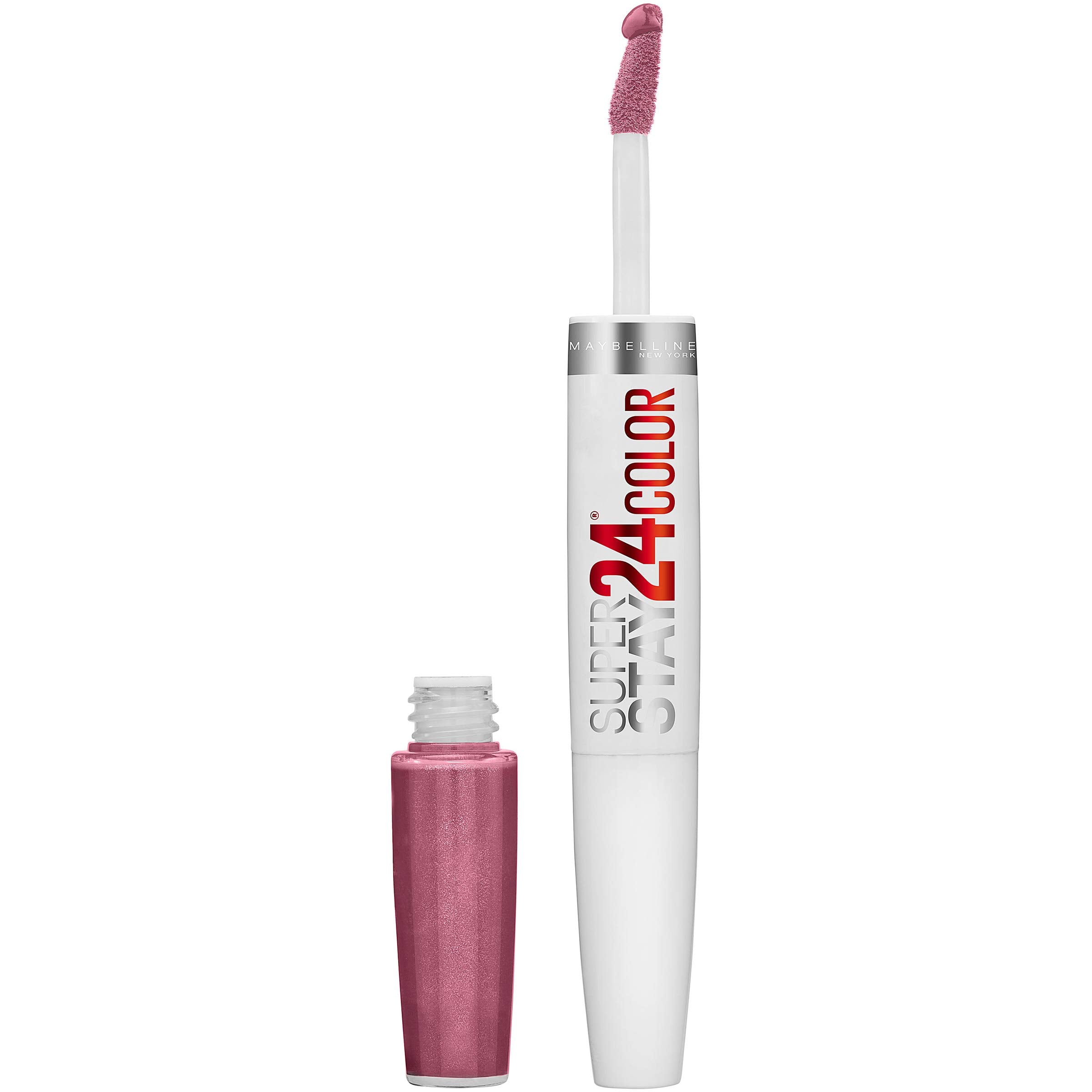 MAYBELLINE Super Stay 24 con aplicador de precisión para color intenso que dura todo el día.