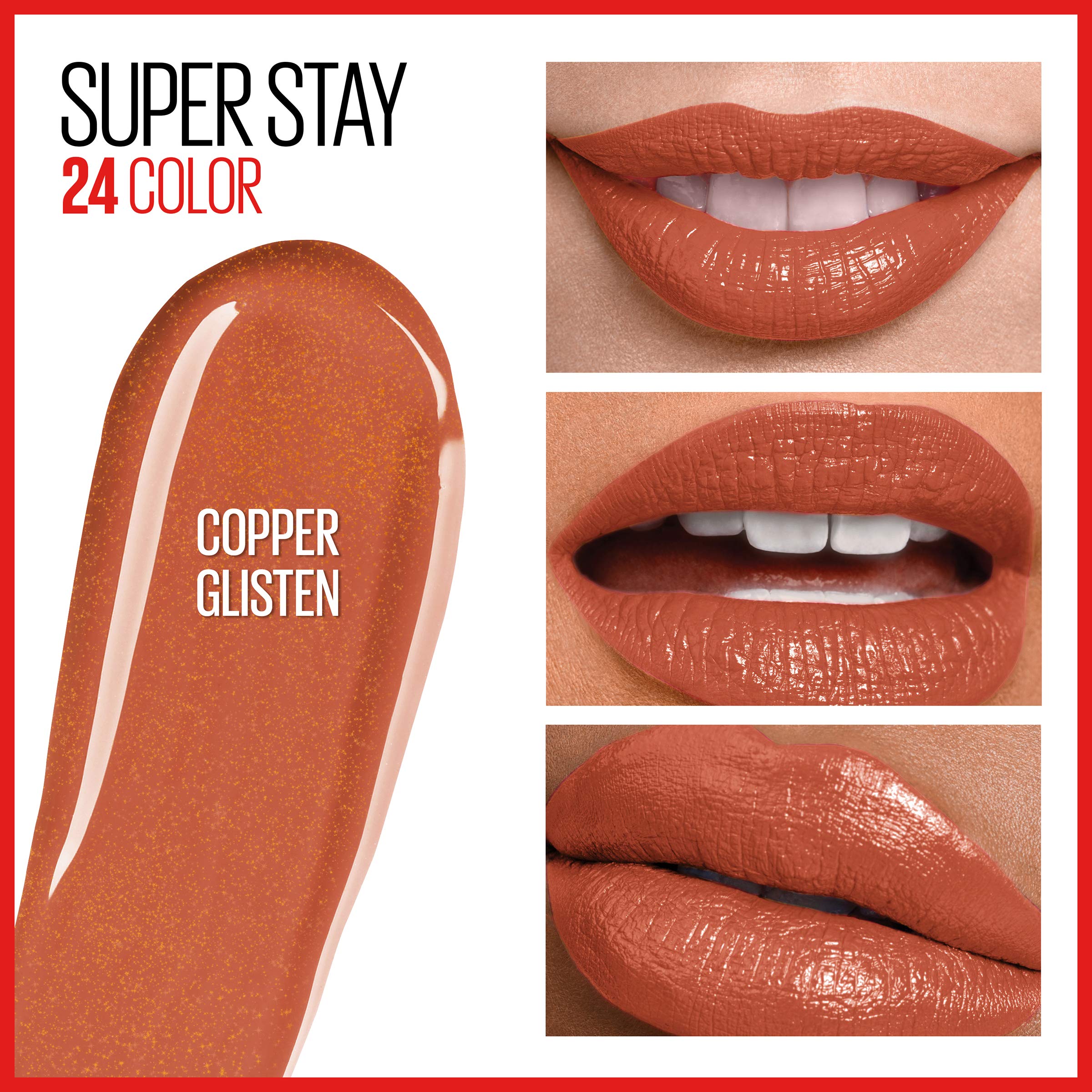 MAYBELLINE Super Stay 24 bálsamo labial acondicionador para comodidad diaria.
