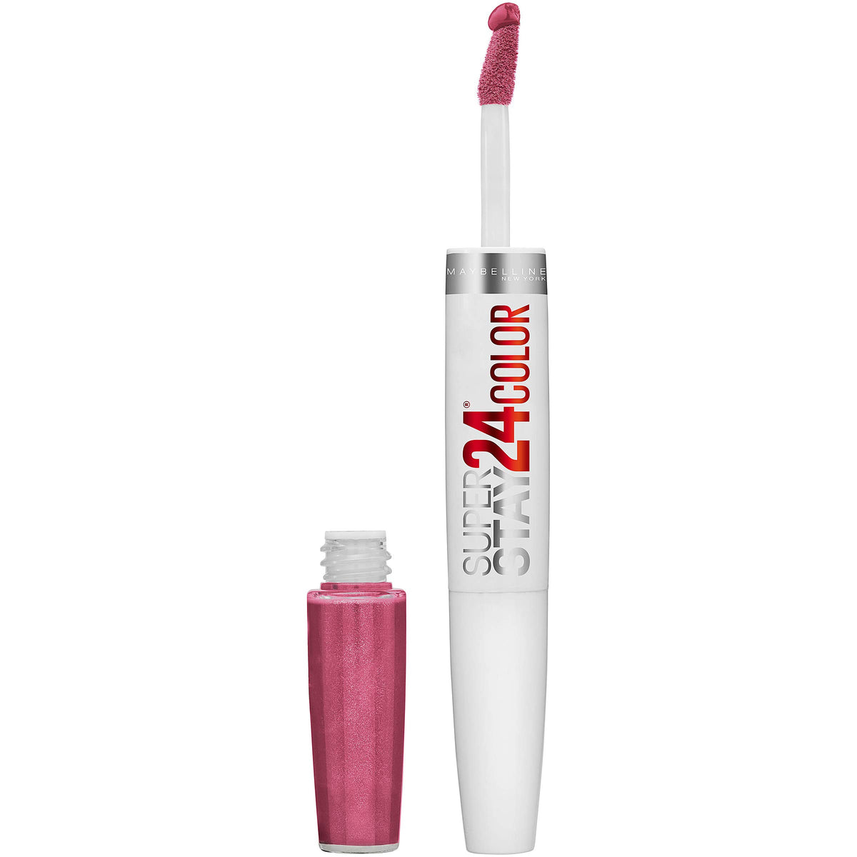 Maybelline Super Stay 24: aplicador de precisión para color intenso y duradero.