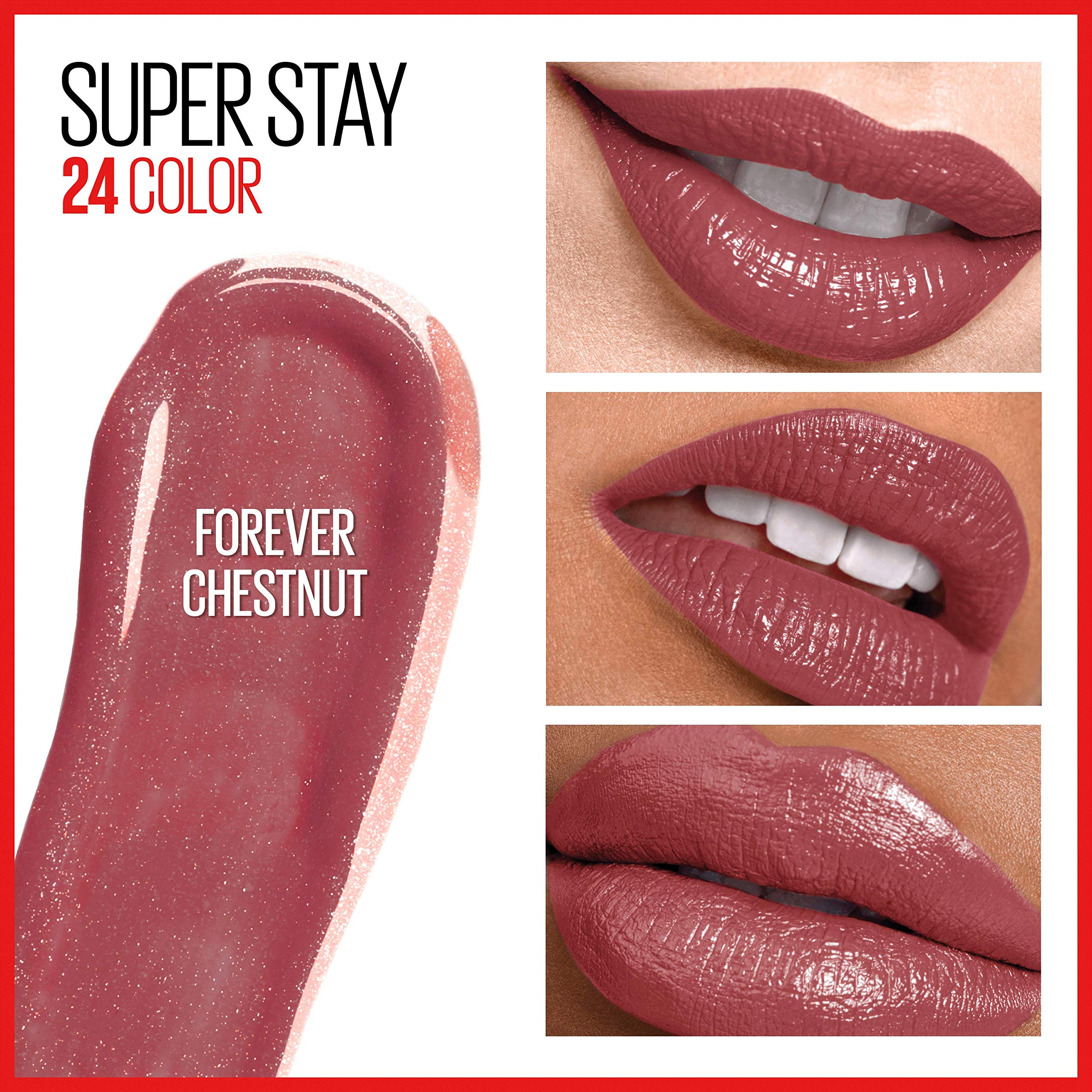 Maybelline Super Stay 24 no transfiere para comidas y bebidas sin marcas
