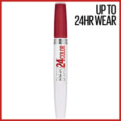 Maybelline Super Stay 24 con tecnologia micro flex para mayor suavidad.