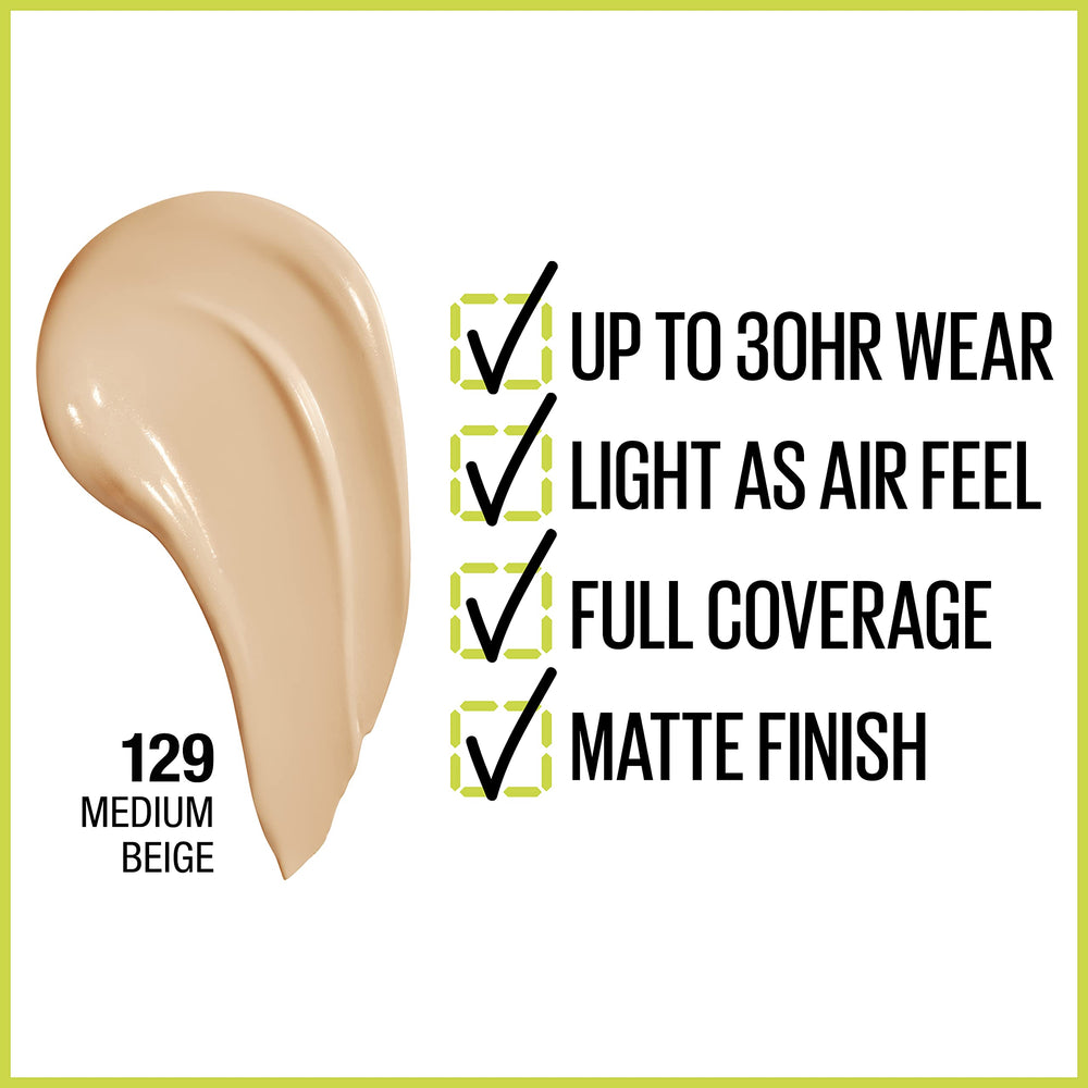 Maybelline Super Stay ofrece acabado mate duradero para todo el día