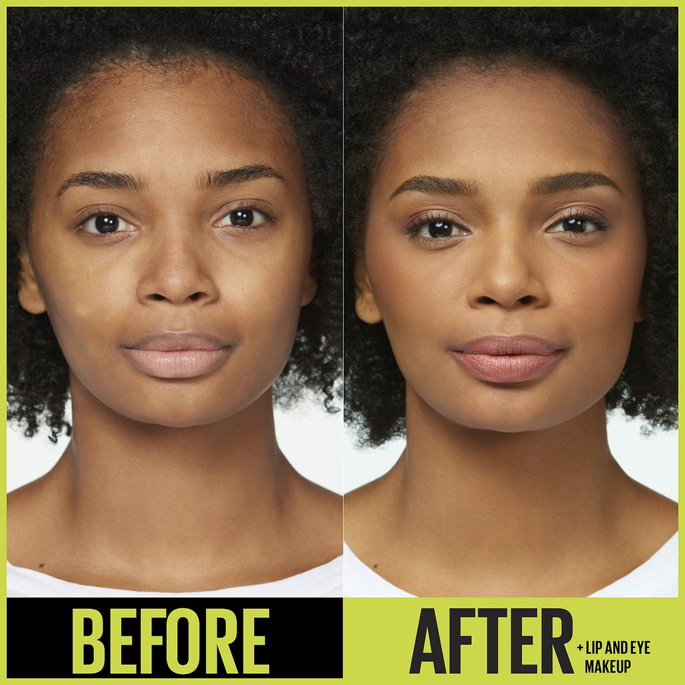 Maybelline Super Stay Cobertura Total: resistente al sudor para ritmo activo.