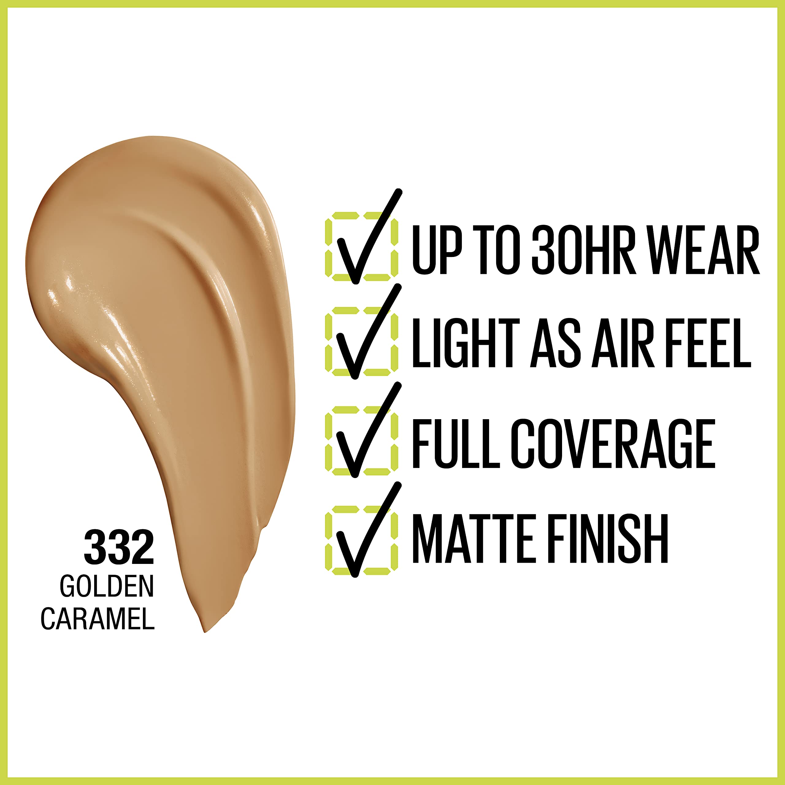 Maybelline Super Stay envase diseño mate, presentación elegante para uso diario.