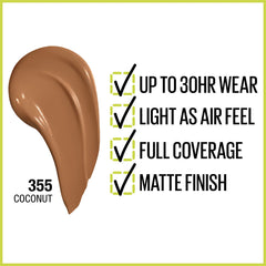 Maybelline Super Stay: acabado mate y duradero para un look fresco todo el día.