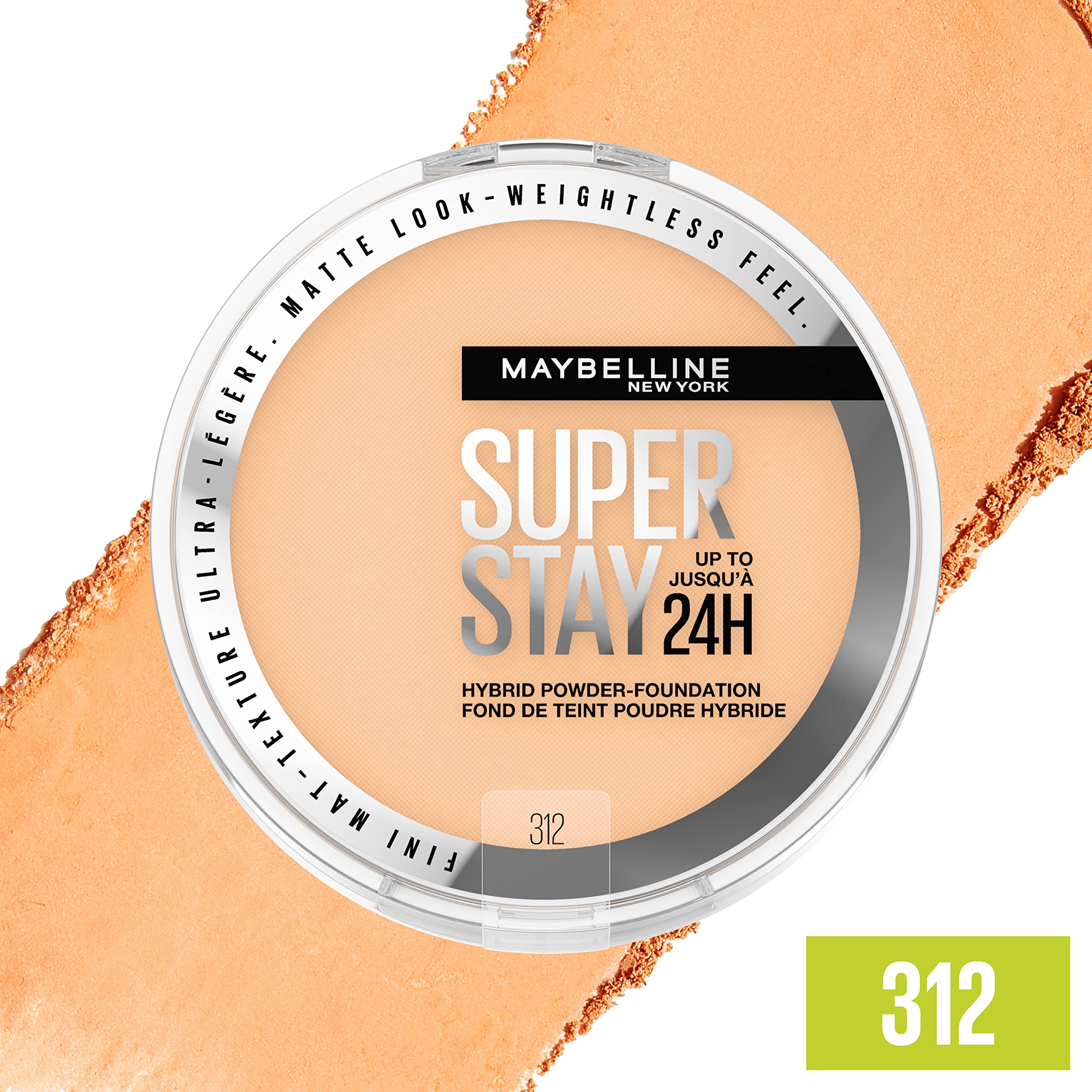 Maybelline Super Stay Gama de 16 tonos para encontrar tu coincidencia.