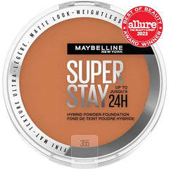 MAYBELLINE Super Stay híbrido polvo, acabado mate que resiste sudor.