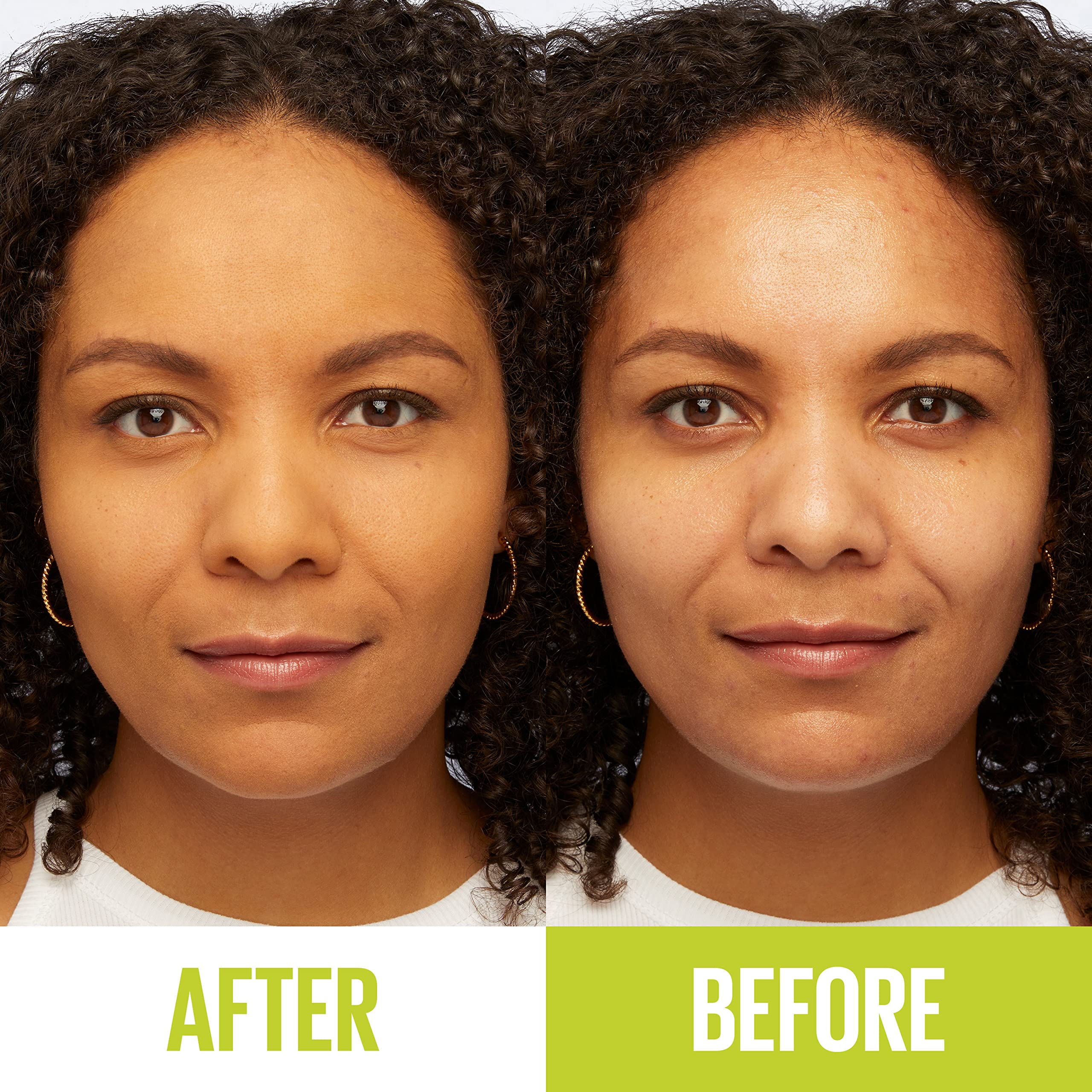 Maybelline Super Stay sin transferencia, aspecto natural durante el día.