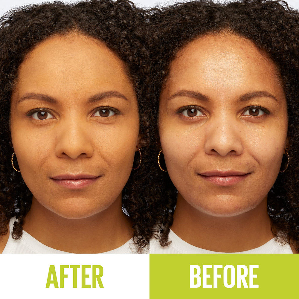 Maybelline Super Stay sin transferencia, aspecto natural durante el día.