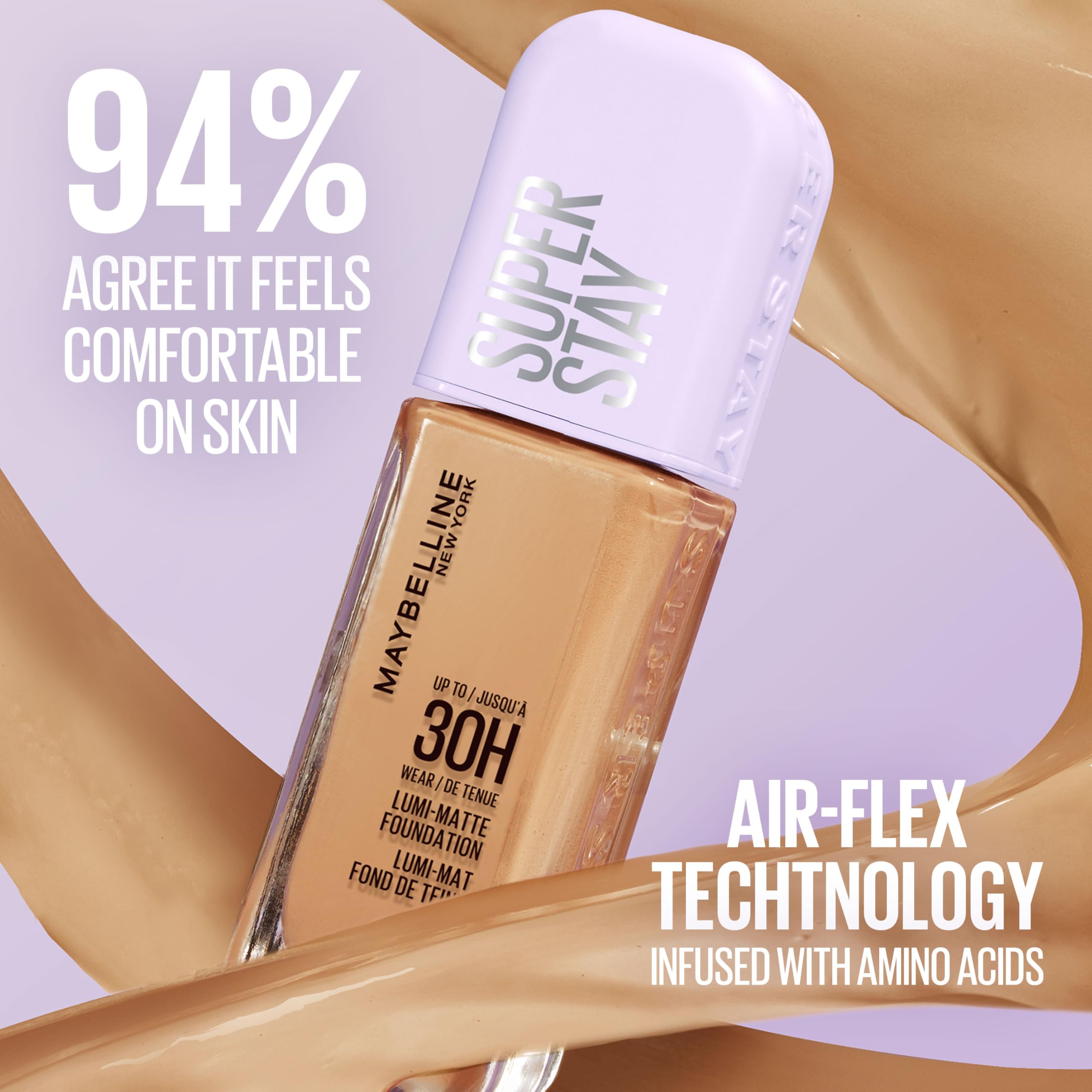Maybelline Super Stay Lumi-Matte Foundation, acabado luminoso-mate que aporta dimensión