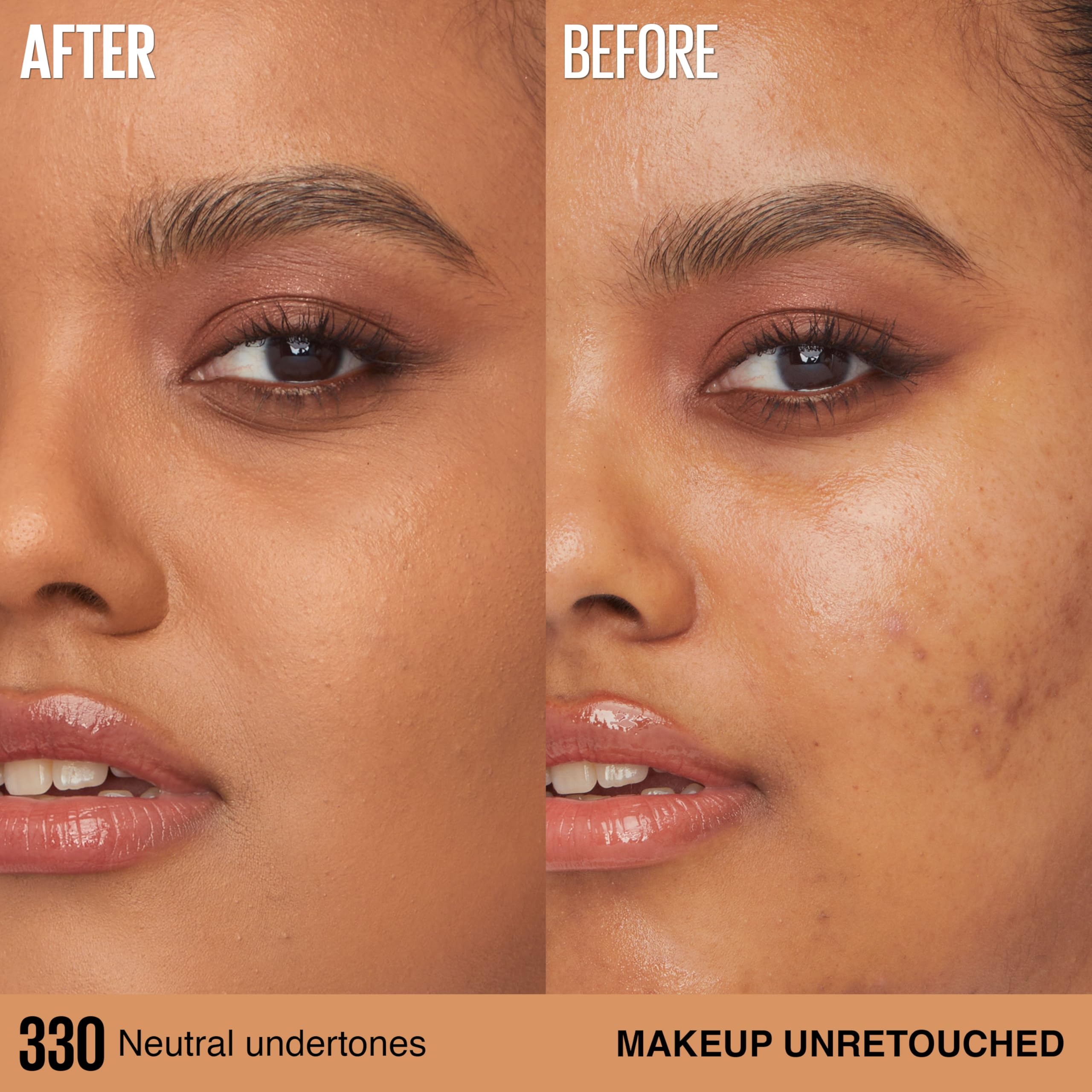 Maybelline Super Stay Lumi-Matte Foundation tono 330 para un acabado natural