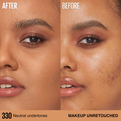 Maybelline Super Stay Lumi-Matte Foundation tono 330 para un acabado natural